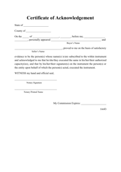 Livestock Bill of Sale Form, Page 3