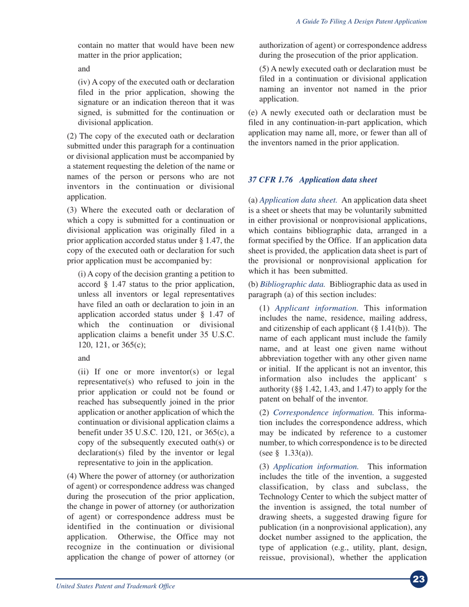 A Guide to Filing a Design Patent Application, Page 26