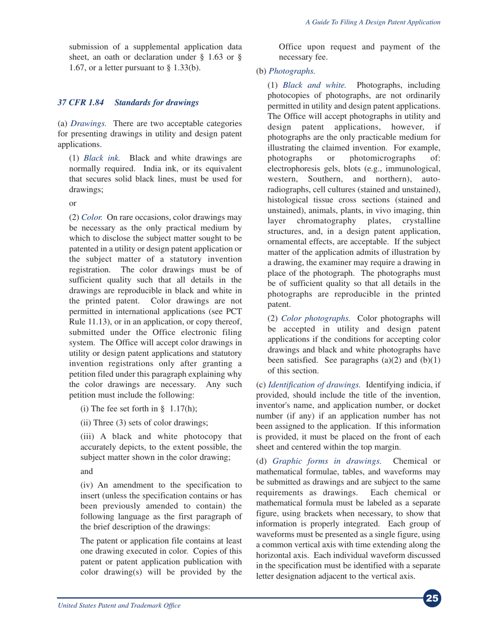 A Guide to Filing a Design Patent Application, Page 28