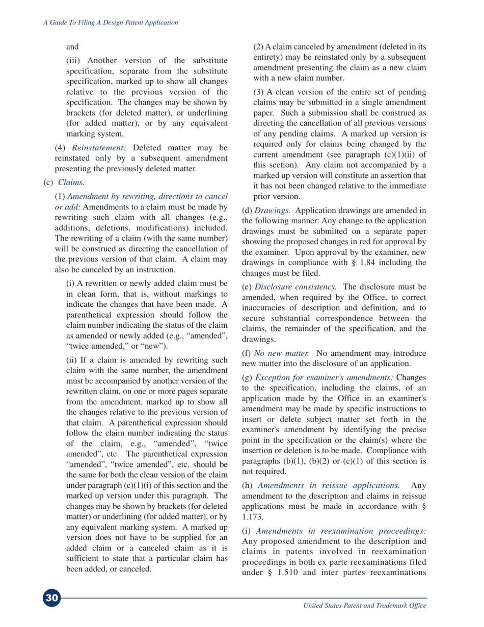 A Guide to Filing a Design Patent Application, Page 33