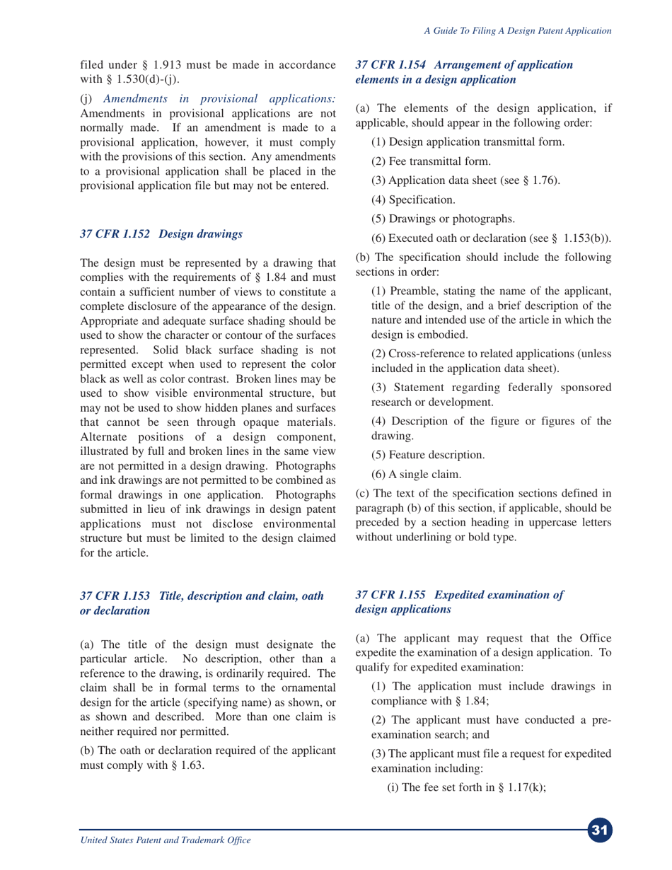 A Guide to Filing a Design Patent Application, Page 34