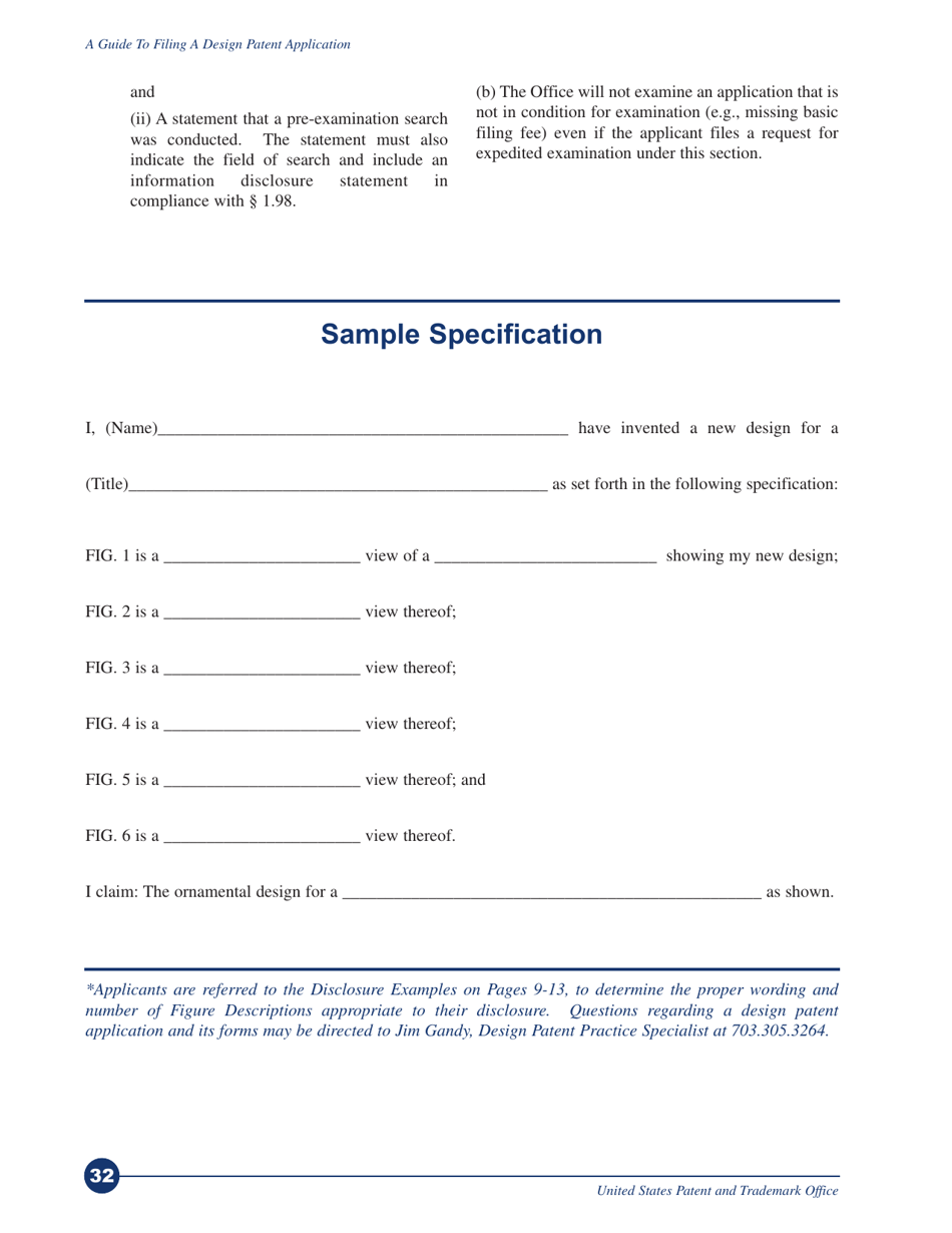 A Guide to Filing a Design Patent Application, Page 35