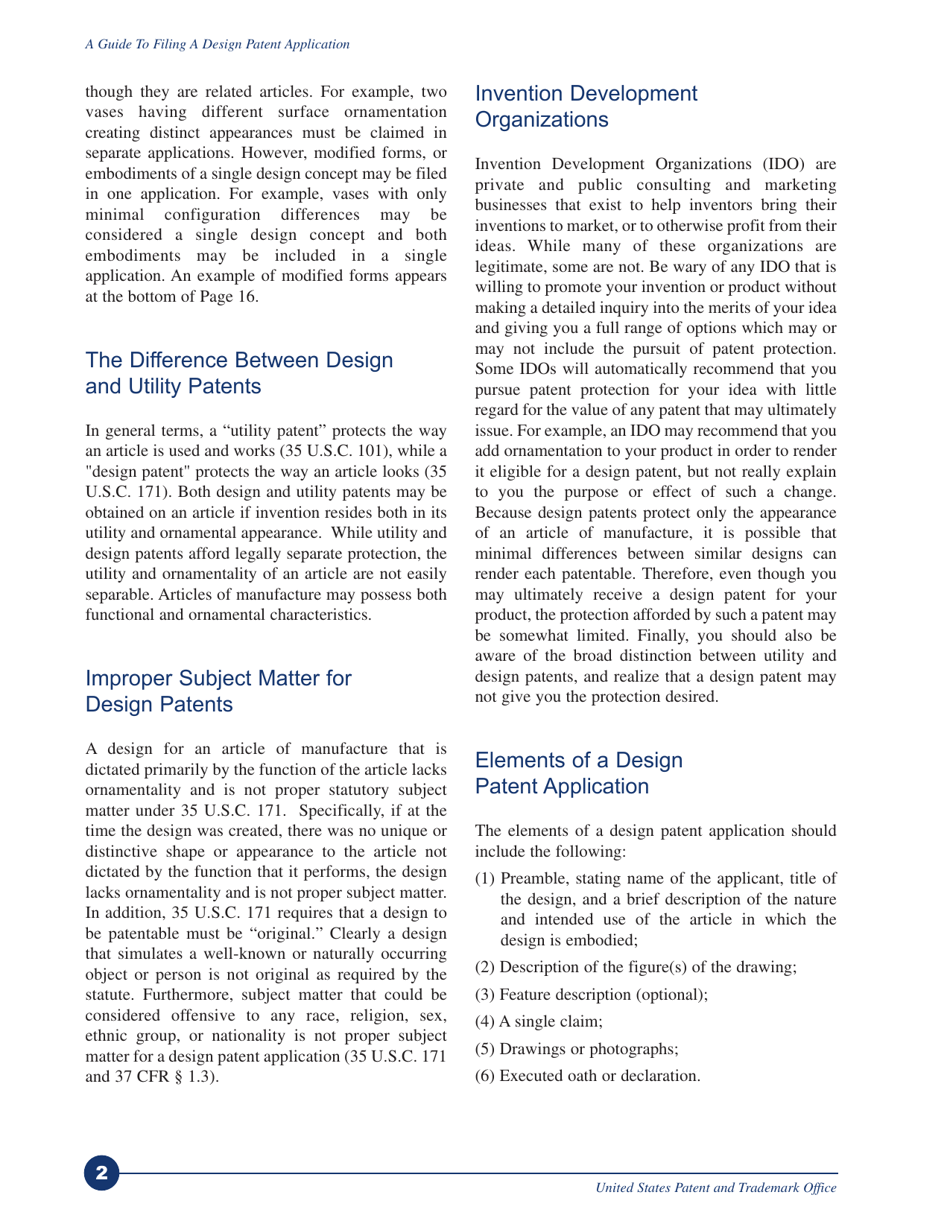 A Guide to Filing a Design Patent Application, Page 5