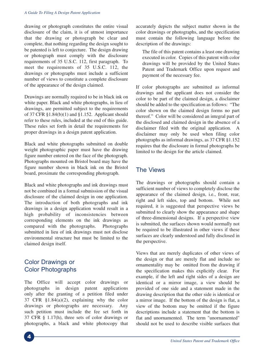 A Guide to Filing a Design Patent Application, Page 7