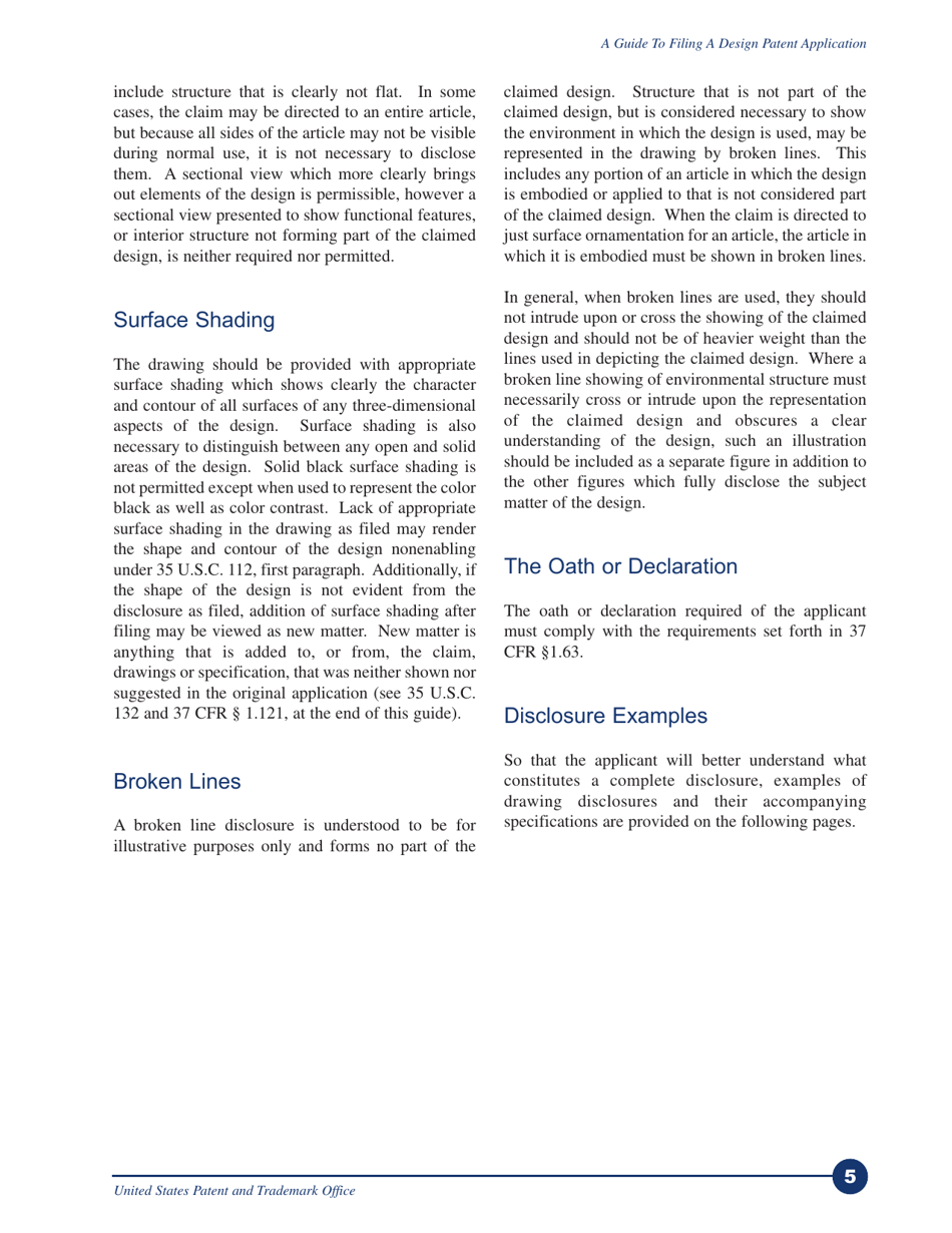 A Guide to Filing a Design Patent Application, Page 8