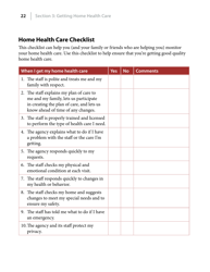 Medicare and Home Health Care, Page 22