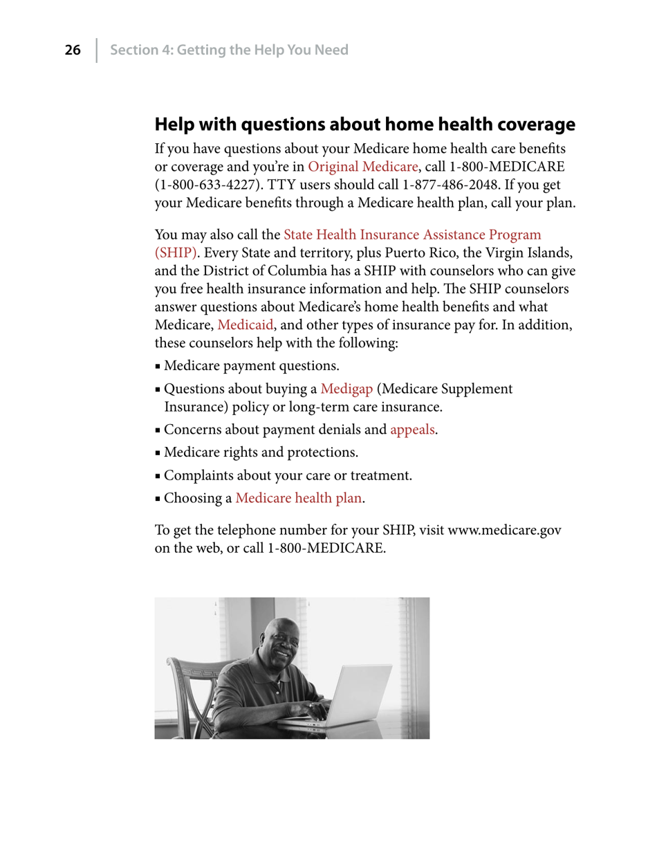 Medicare and Home Health Care, Page 26