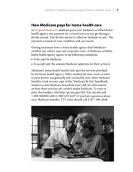 Medicare and Home Health Care, Page 7