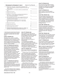 Instructions for IRS Form 1120 U.S. Corporation Income Tax Return, Page 17