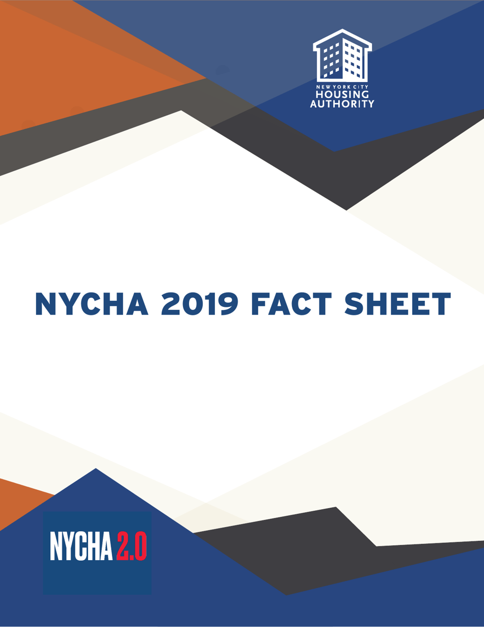 Nycha 2019 Fact Sheet - New York City, Page 1