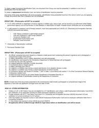 Form B-230 Connecticut Identification Card Requirements and Application - Connecticut, Page 2