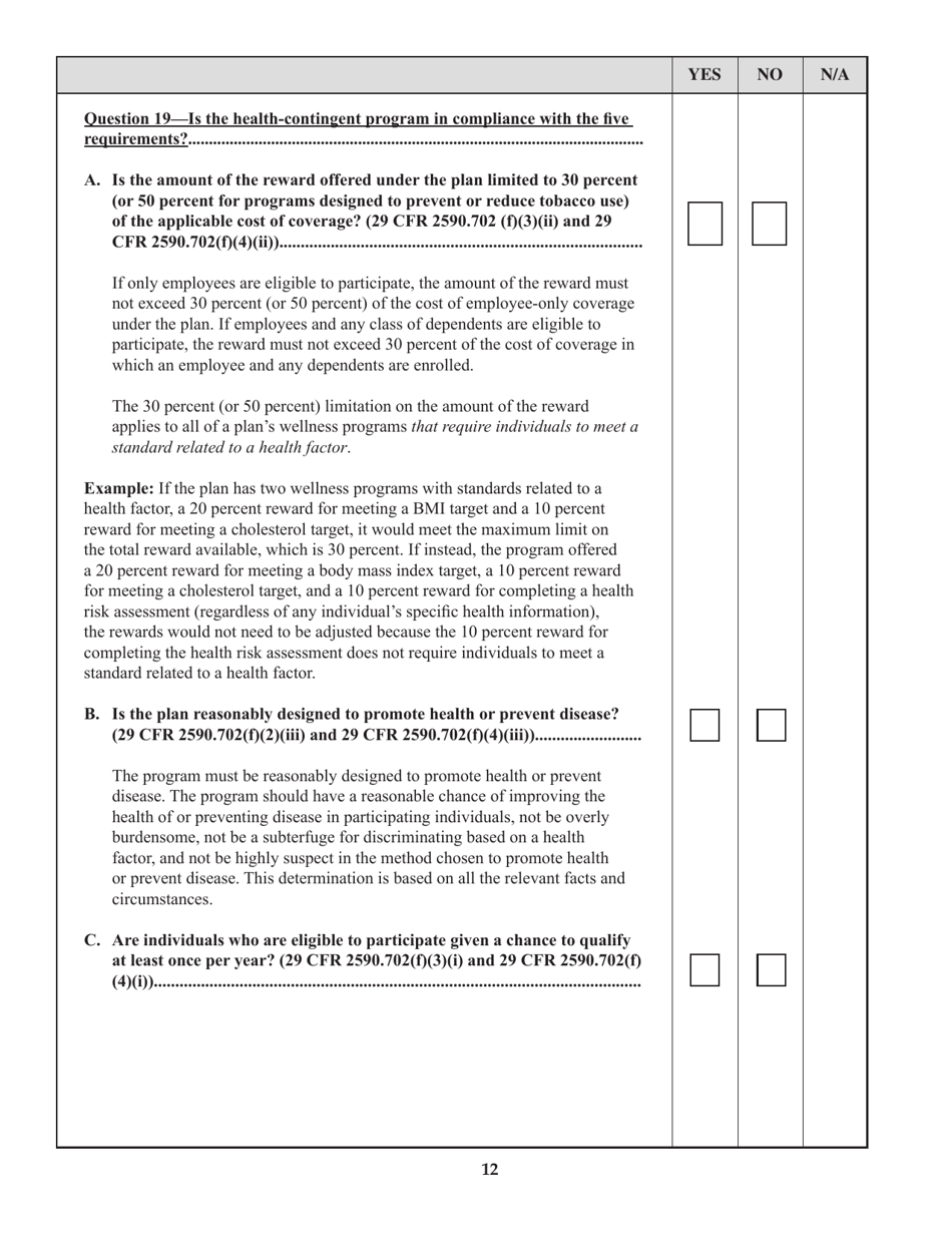 Form M-1 Report for Multiple Employer Welfare Arrangements (Mewas) and Certain Entities Claiming Exception (Eces), Page 27