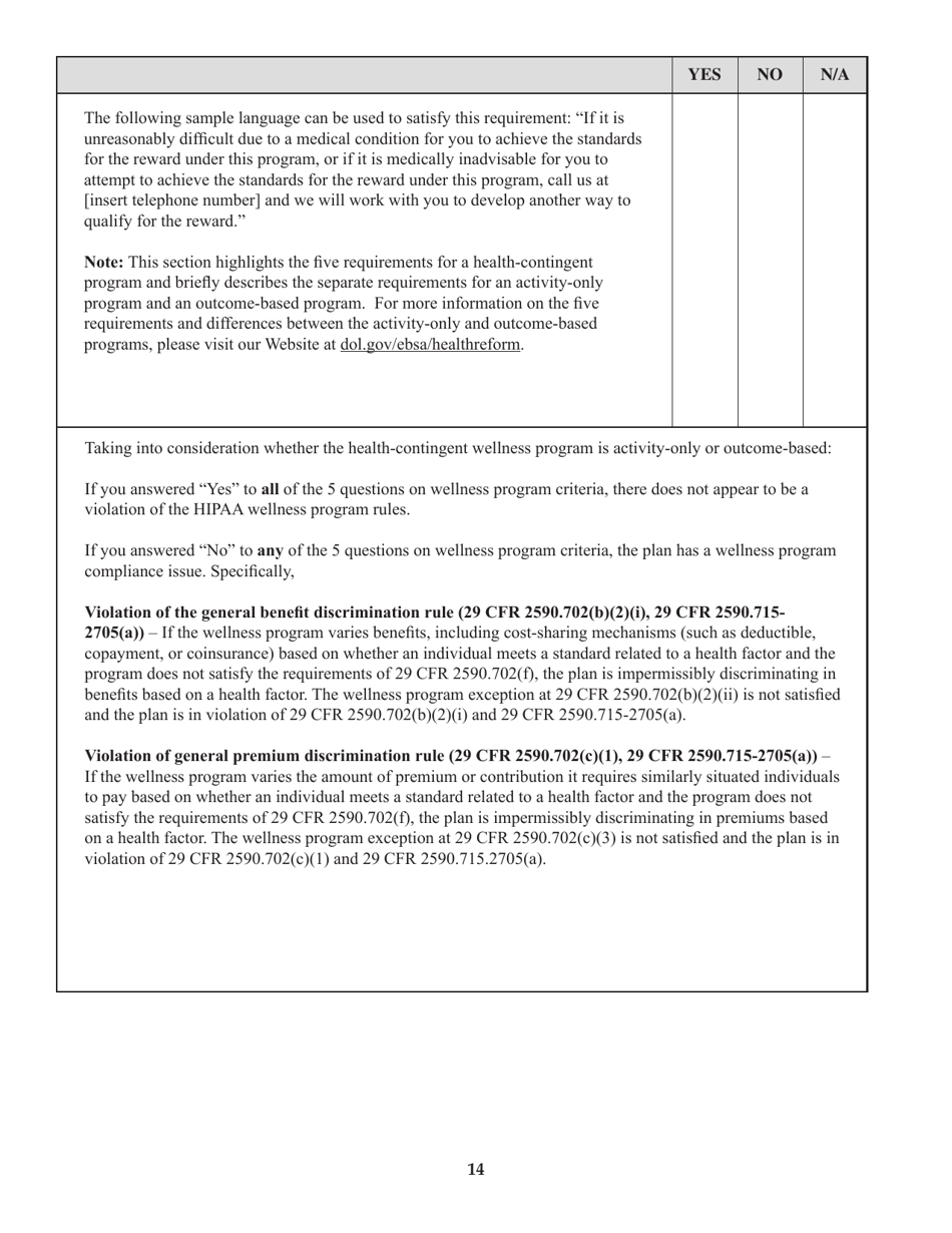 Form M-1 Report for Multiple Employer Welfare Arrangements (Mewas) and Certain Entities Claiming Exception (Eces), Page 29