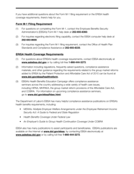 Form M-1 Report for Multiple Employer Welfare Arrangements (Mewas) and Certain Entities Claiming Exception (Eces), Page 2