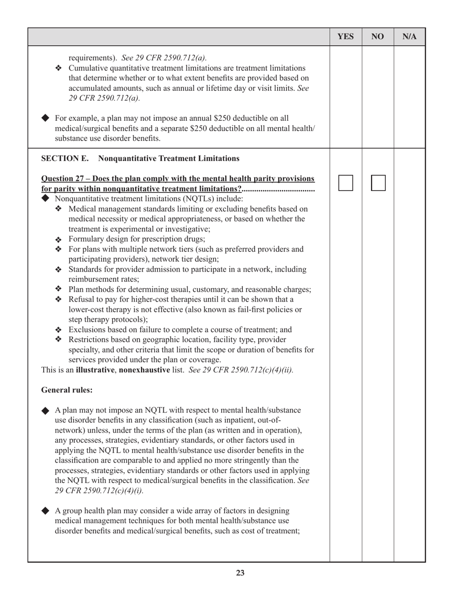 Form M-1 Report for Multiple Employer Welfare Arrangements (Mewas) and Certain Entities Claiming Exception (Eces), Page 38