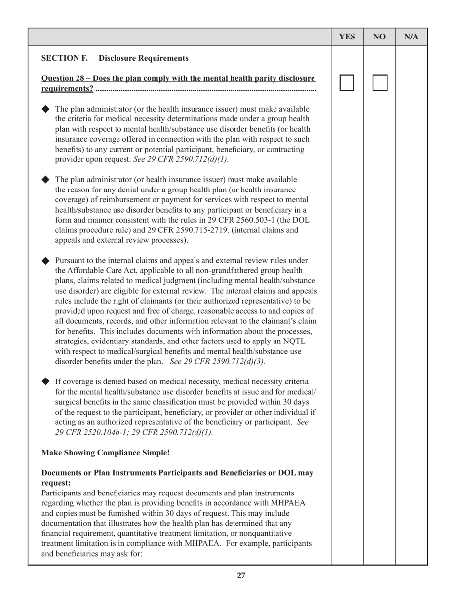 Form M-1 Report for Multiple Employer Welfare Arrangements (Mewas) and Certain Entities Claiming Exception (Eces), Page 42