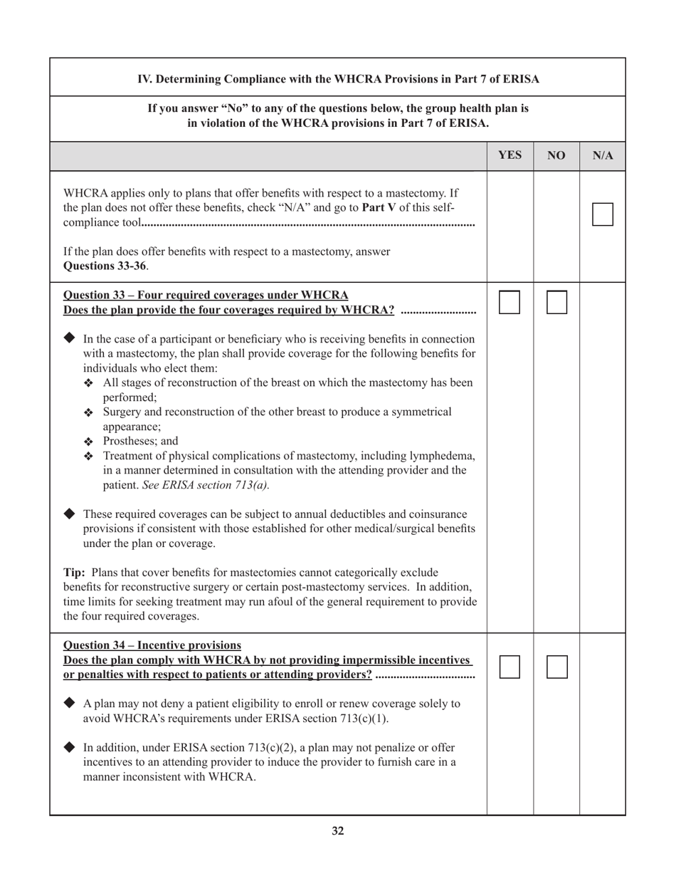 Form M-1 Report for Multiple Employer Welfare Arrangements (Mewas) and Certain Entities Claiming Exception (Eces), Page 47