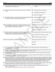 Form M-1 Report for Multiple Employer Welfare Arrangements (Mewas) and Certain Entities Claiming Exception (Eces), Page 4