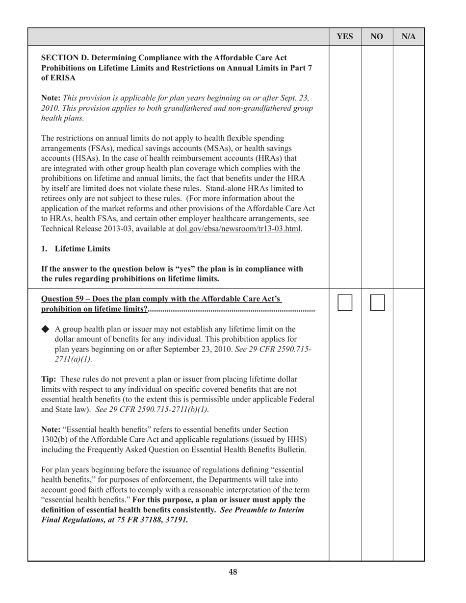 Form M-1 Report for Multiple Employer Welfare Arrangements (Mewas) and Certain Entities Claiming Exception (Eces), Page 63