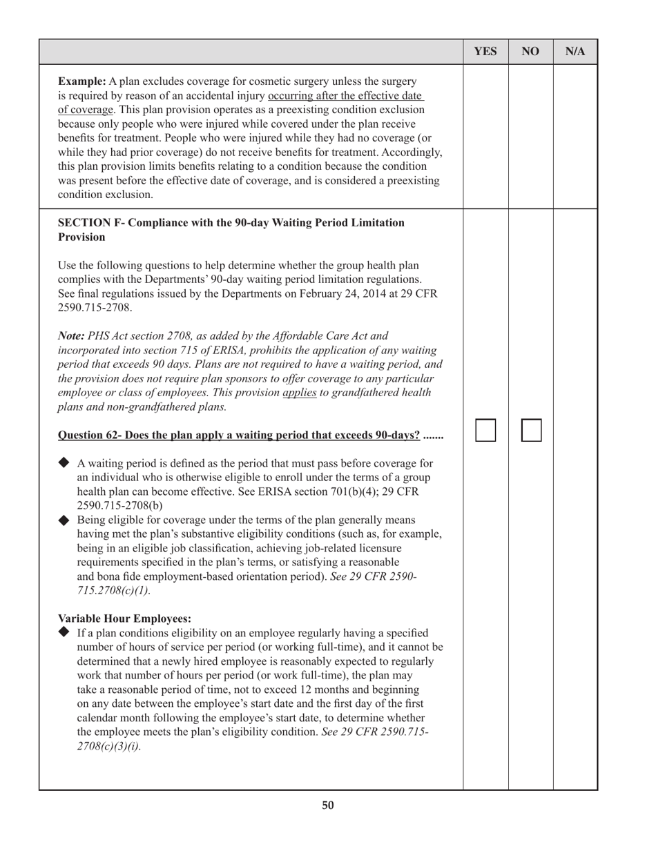 Form M-1 Report for Multiple Employer Welfare Arrangements (Mewas) and Certain Entities Claiming Exception (Eces), Page 65