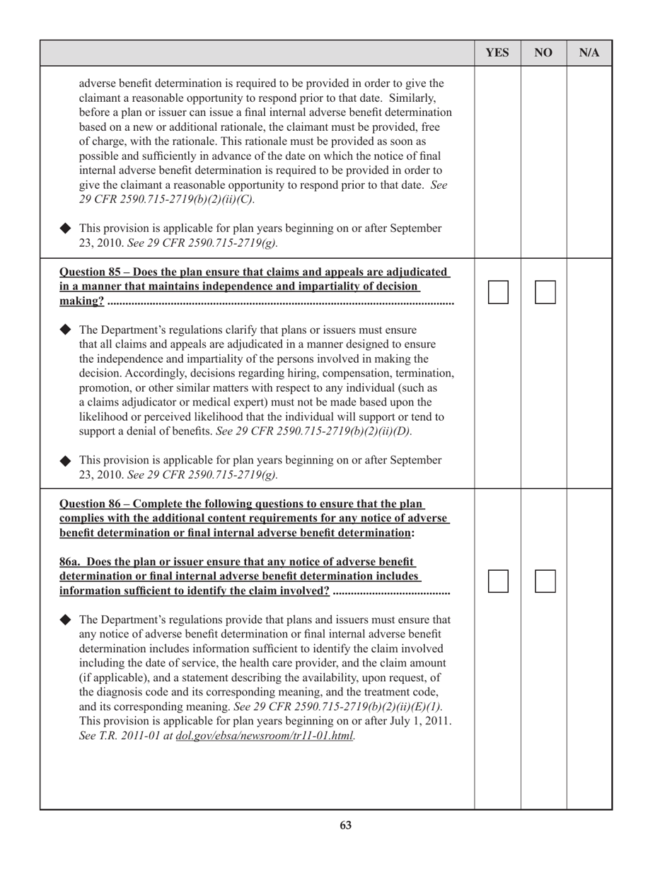 Form M-1 Report for Multiple Employer Welfare Arrangements (Mewas) and Certain Entities Claiming Exception (Eces), Page 78