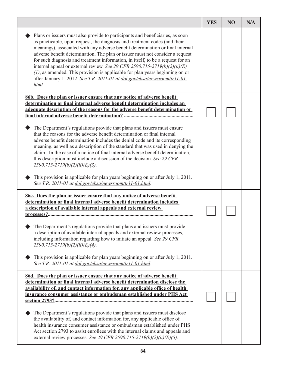 Form M-1 Report for Multiple Employer Welfare Arrangements (Mewas) and Certain Entities Claiming Exception (Eces), Page 79