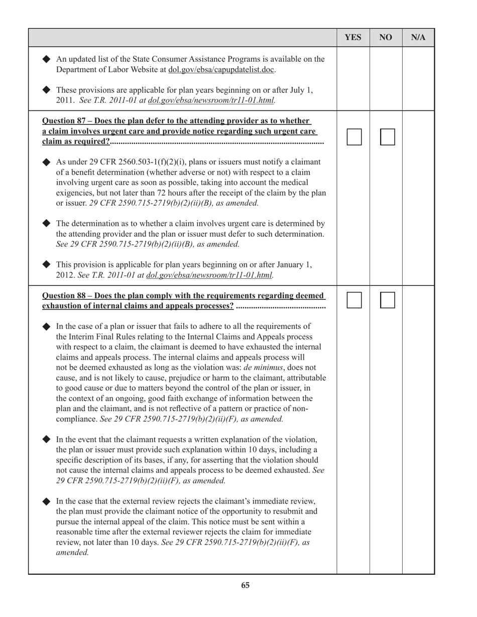 Form M-1 Report for Multiple Employer Welfare Arrangements (Mewas) and Certain Entities Claiming Exception (Eces), Page 80