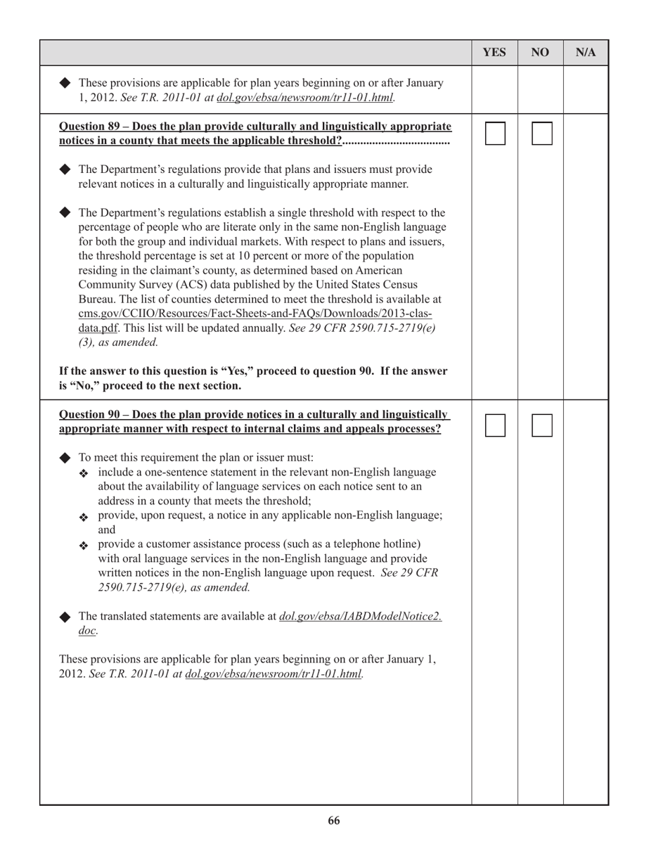 Form M-1 Report for Multiple Employer Welfare Arrangements (Mewas) and Certain Entities Claiming Exception (Eces), Page 81