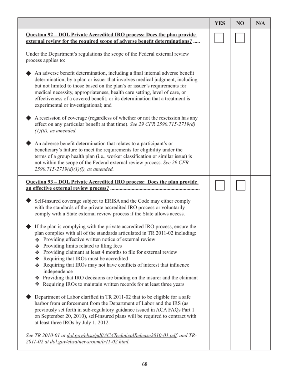 Form M-1 Report for Multiple Employer Welfare Arrangements (Mewas) and Certain Entities Claiming Exception (Eces), Page 83