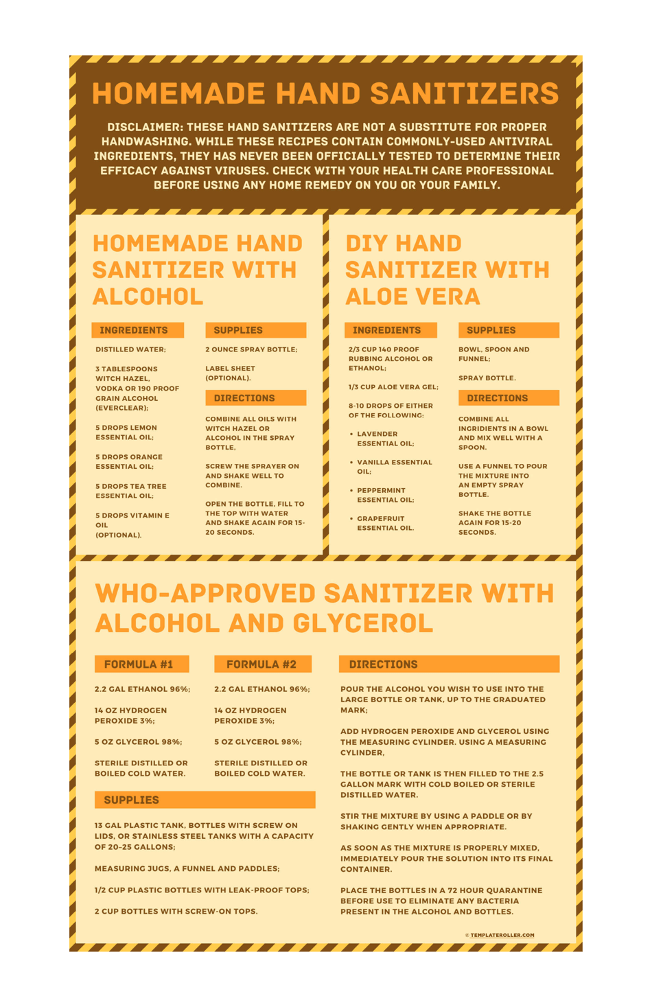 How to Make Your Own Hand Sanitizer Download Printable PDF Templateroller