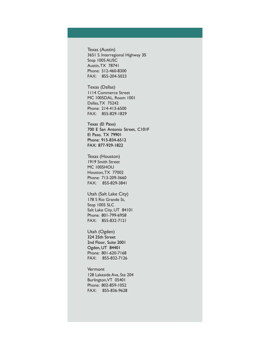 IRS Publication 1546 - the Taxpayer Advocate Service Is Here to Help, Page 20