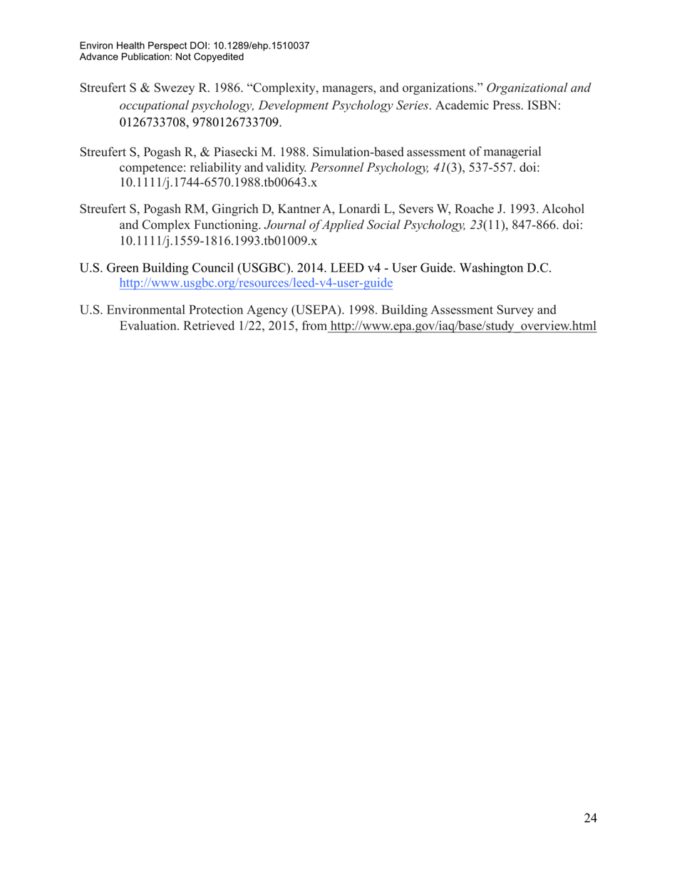 Associations of Cognitive Function Scores With Carbon Dioxide, Ventilation, and Volatile Organic Compound Exposures in Office Workers: a Controlled Exposure Study of Green and Conventional Office Environments, Page 25