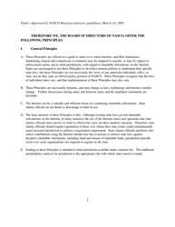 The Charleston Principles: Guidelines on Charitable Solicitations Using the Internet, Page 2