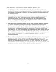 The Charleston Principles: Guidelines on Charitable Solicitations Using the Internet, Page 6