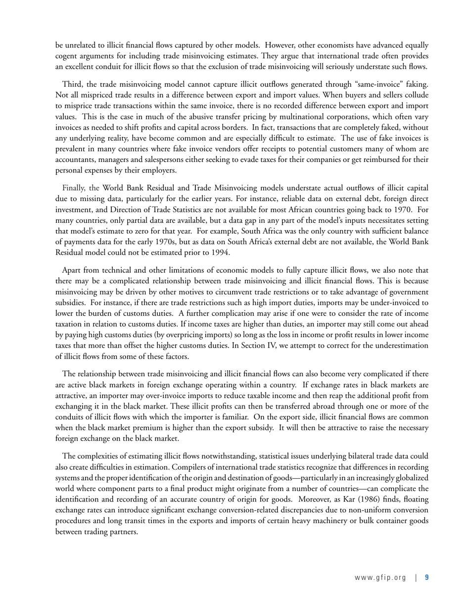 Illicit Financial Flows From Africa: Hidden Resource for Development, Page 13