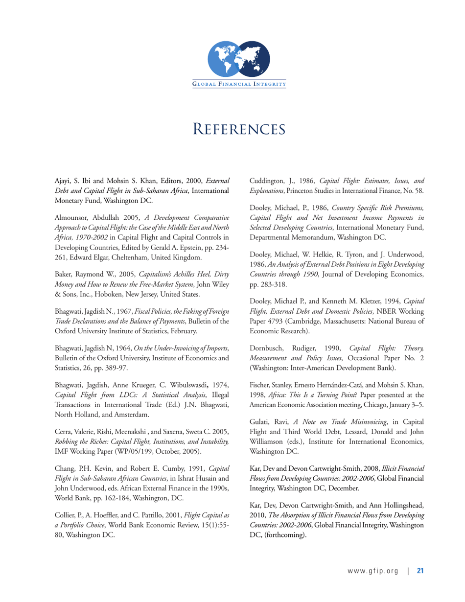 Illicit Financial Flows From Africa: Hidden Resource for Development, Page 25
