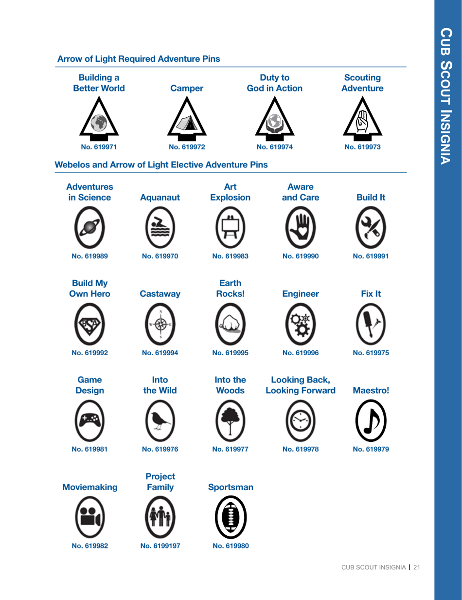 Cub Scout Insignia - Boy Scouts of America, Page 7