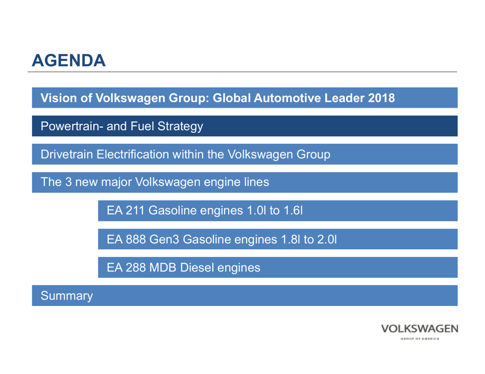 Volkswagen Group: Powertrain and Fuel Strategy, Page 4
