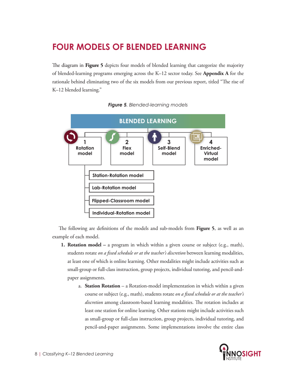 Classifying K12 Blended Learning - Innosight Institute, Page 10
