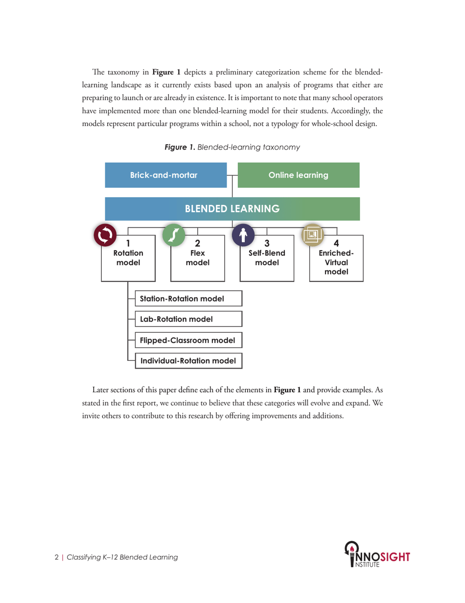 Classifying K12 Blended Learning - Innosight Institute, Page 4