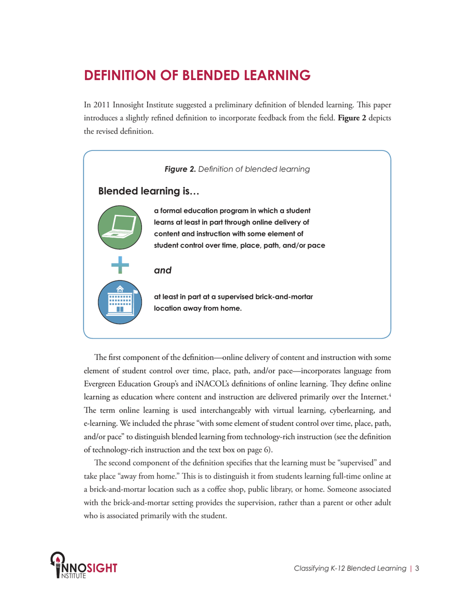 Classifying K"12 Blended Learning - Innosight Institute Download ...