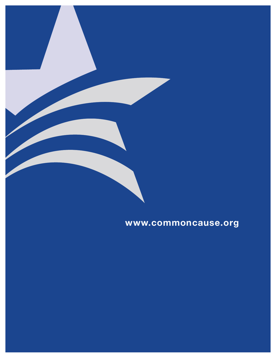 The Fallout From the Telecommunications Act of 1996: Unintended Consequences and Lessons Learned - Common Cause Education Fund, Page 24