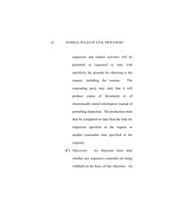 Amendments to Federal Rules of Civil Procedure, Page 25