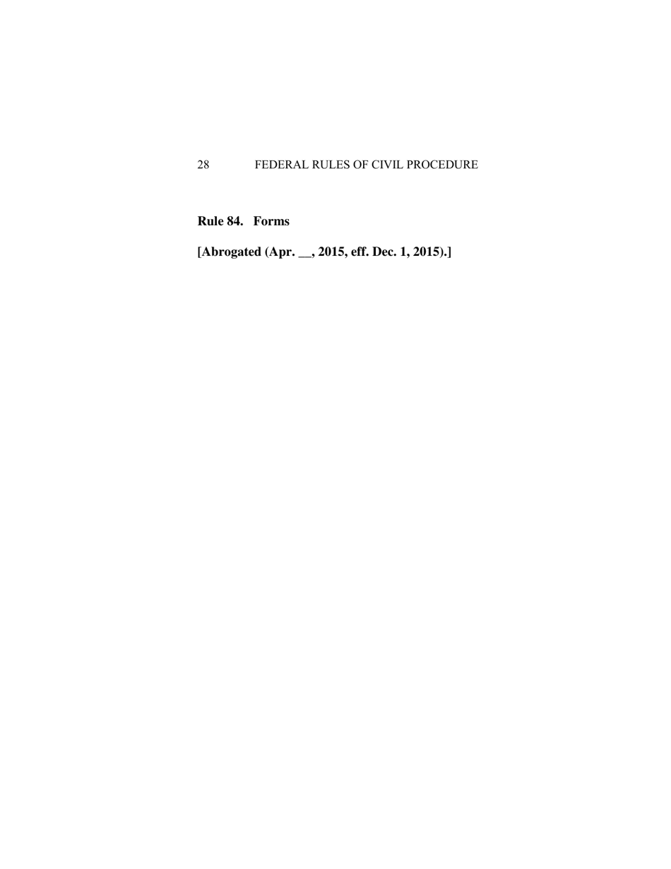 Amendments to Federal Rules of Civil Procedure, Page 31