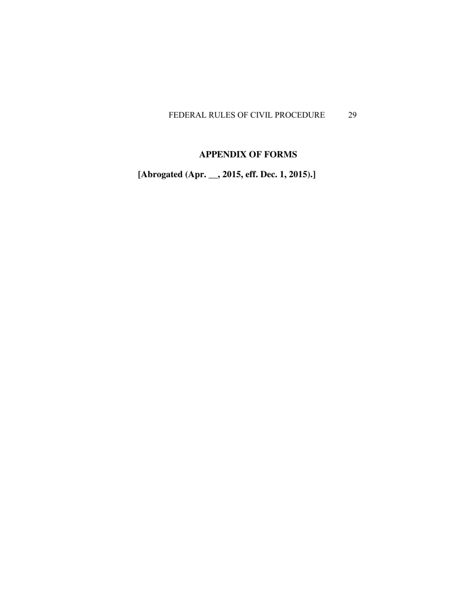 Amendments to Federal Rules of Civil Procedure, Page 32