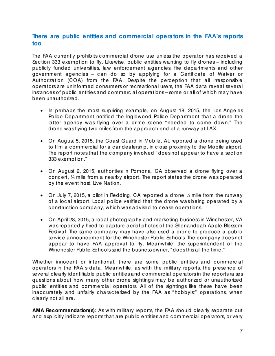 A Closer Look at the FAAs Drone Data - Academy of Model Aeronautics, Page 7