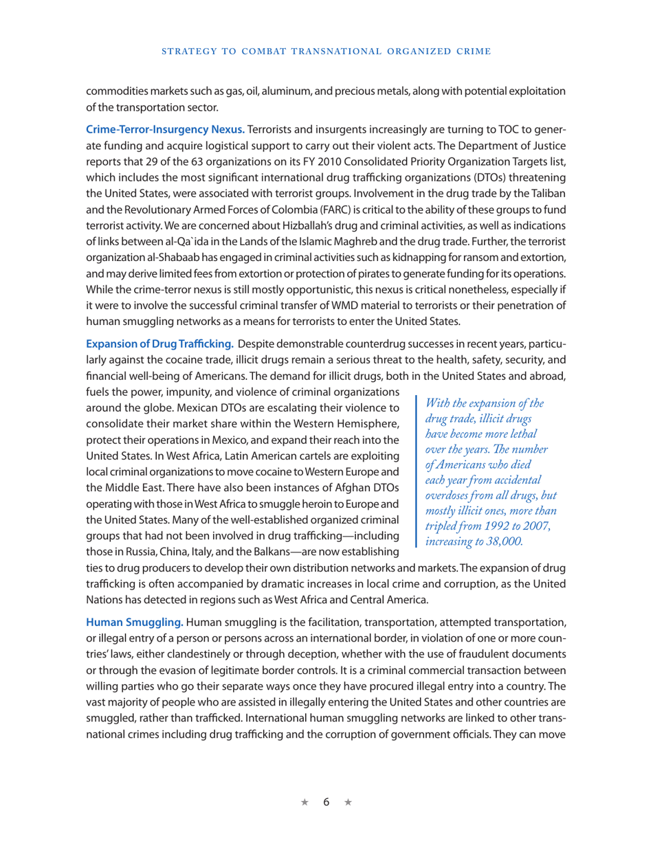 Strategy to Combat Transnational Organized Crime, Page 14