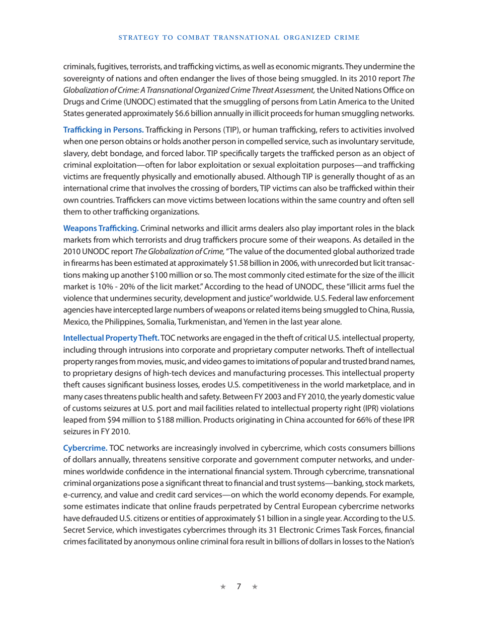 Strategy to Combat Transnational Organized Crime, Page 15