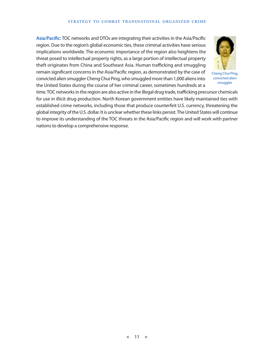 Strategy to Combat Transnational Organized Crime, Page 19