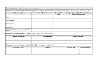 Form DCF-F-DWSP2471 Wisconsin Works (W-2) and Related Programs Application - Wisconsin, Page 5